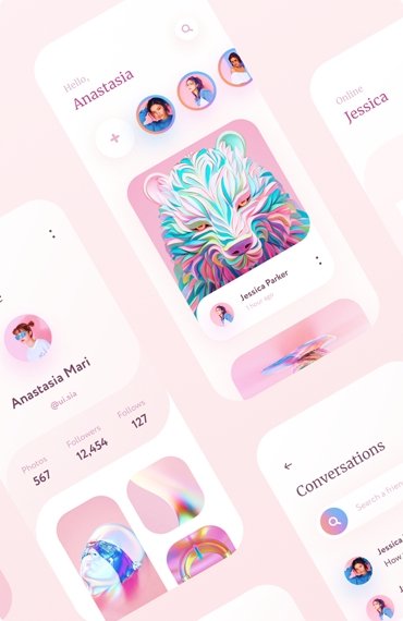 کیت رابط کاربری برنامه موبایل